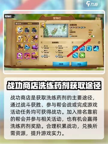 万龙觉醒🔥宠物洗练药获取秘籍🎉截图4