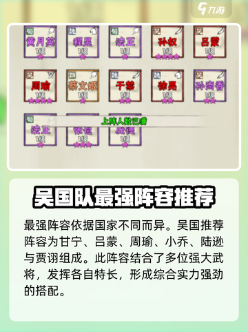 国战三国志🔥最强组合曝光，速来围观⚡截图3