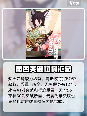 崩坏星穹铁道忘归人突破材料有哪些介绍截图5