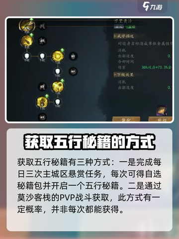 剑中五行秘笈🔥天剑奇缘游戏必看！截图3