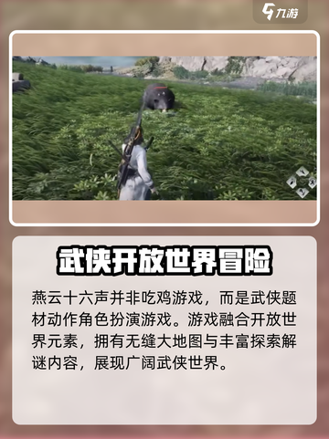 燕云十六声🔥不是吃鸡！那它到底是什么类型游戏？截图2