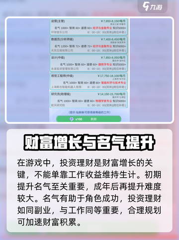 比特人生工作攻略介绍截图4