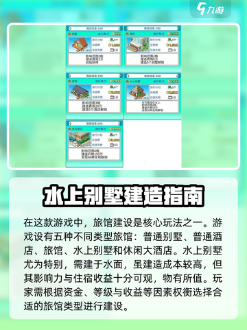南国度假岛物语水上别墅怎么解锁介绍截图2