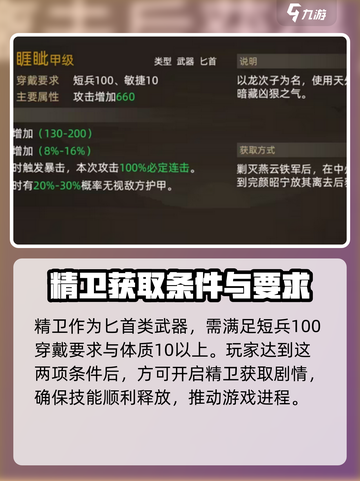 大侠立志传精卫怎么获得使用介绍截图2