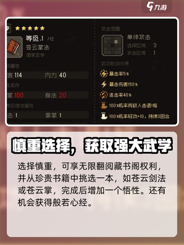 大江湖之苍龙与白鸟夜探苍云庄如何选择介绍截图3