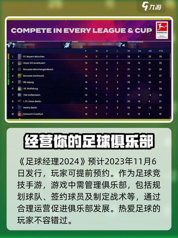 足球经理2024什么时候发行介绍截图2