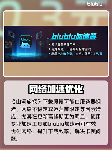 🔥《山河旅探》下载太慢？速看提速秘诀！🚀截图2