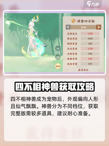 封神幻想世界四不像怎么获得介绍截图4