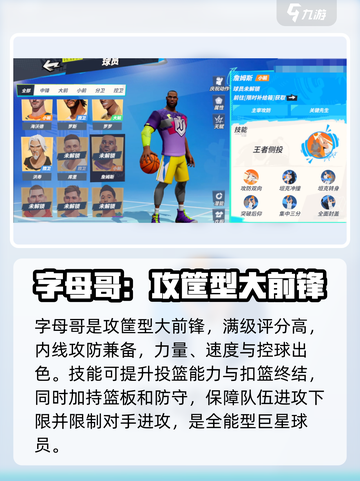 全明星街球派对哪个球员好介绍截图3