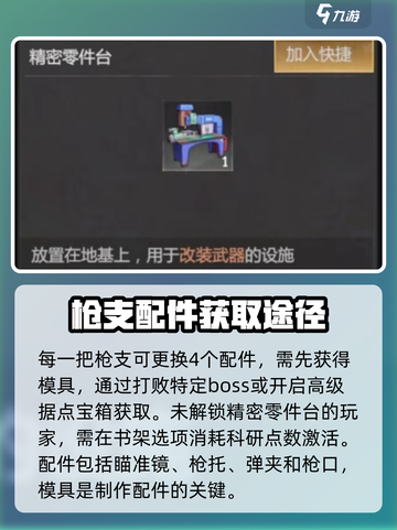 逆境重生🔥枪械配件大全及获取攻略来啦！截图2