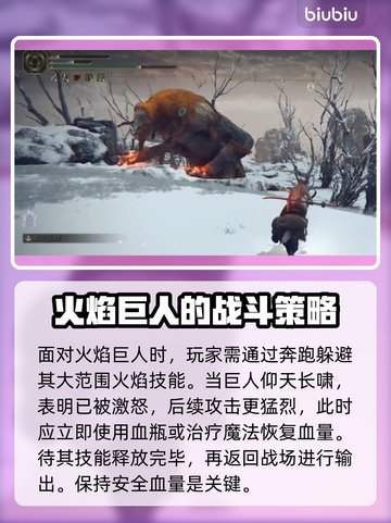 艾尔登法环🔥黑夜君临火焰巨人打法攻略，轻松击败⚡截图4