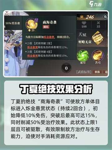 三国志幻想大陆2枭之歌丁夏强不强介绍截图3