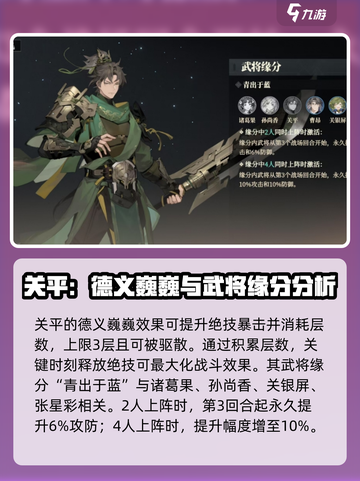 三国志幻想大陆2枭之歌关平怎么玩介绍截图6