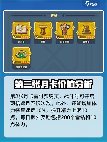 快来当领主月卡有什么用介绍截图3