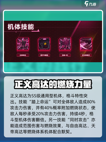 高达钢铁之诗正义高达好用吗介绍截图2