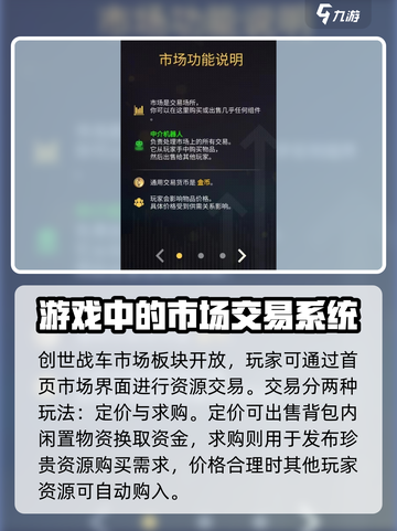 创世战车🔥市场购买超值技巧，交易玩法大揭秘！截图2