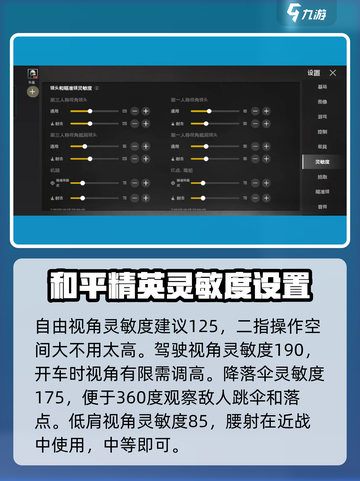 绝地求生未来之役二指灵敏度最佳设置介绍截图2