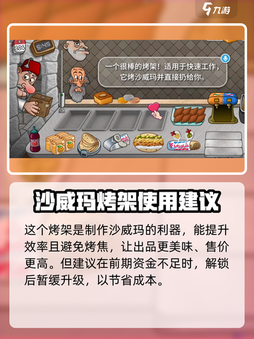 沙威玛传奇烤架怎么用介绍截图2