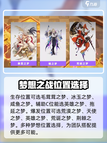 无尽梦回最强🔥阵容搭配攻略来啦！截图3