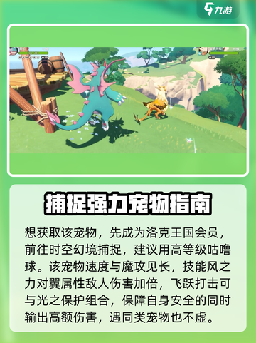 洛克王国💥宠物狮鹫超强详解🔥手游必备！截图3