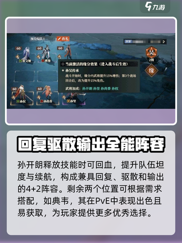 三国志幻想大陆2枭之歌阵容怎么搭配介绍截图3