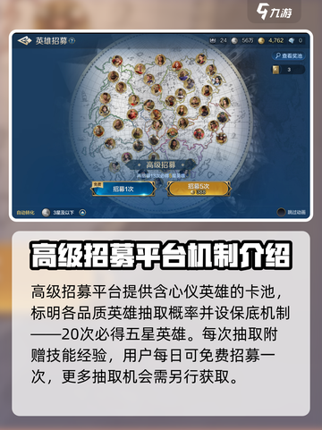 世界启元🔥英雄招募系统超详解来啦！新手必看💡截图3