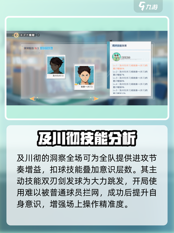 排球少年手游及川彻推荐搭配介绍截图3