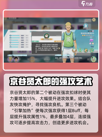 排球少年手游🔥京谷贤太郎强度解析与玩法攻略🎉截图3