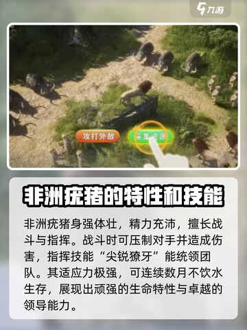 野兽领主新世界非洲疣猪怎么样介绍截图3