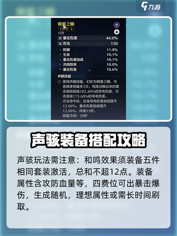 鸣潮⚡卡卡罗声骸最强配置🔥速看！截图2