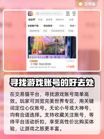完美世界账号交易在哪更安全？🔥避免踩坑必看！截图3