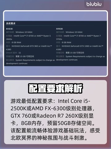 🎮《巨人杀手暗黑之潮》配置要求曝光！截图2