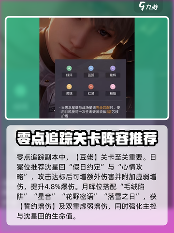 恋与深空阵容搭配攻略大全介绍截图3