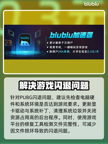 PUBG闪退掉帧？这一招搞定！🔥游戏技巧大公开🎮截图2