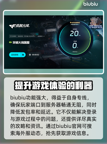 穿越火线🔥加速器推荐，告别卡顿就用它！截图5