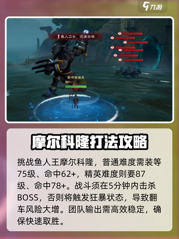 塔瑞斯世界🔥鱼人国王副本打法攻略来啦！截图2