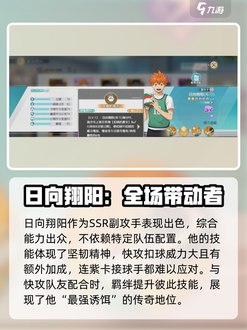 排球少年手游🔥日向翔阳超强详细介绍来啦！截图3