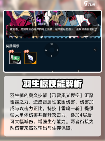 《飞跃虹镜》羽生椋技能强度分析🔥超详细解读！截图3