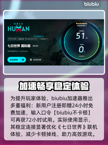 🔥《七日世界》加速器大测评！✨截图4