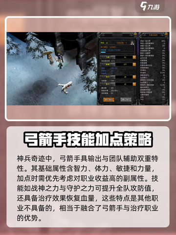 神兵奇迹弓箭手加点属性🔥超强攻略📌截图2