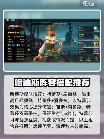 荒野国度🔥哈迪斯队伍最强搭配指南！💥截图3