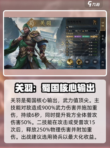 九牧之野蜀国武将推荐介绍截图6
