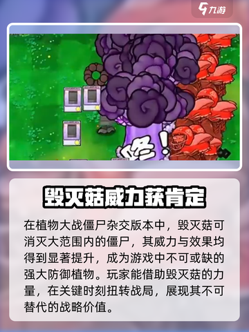 植物大战僵尸：毁灭菇🔥超强特点曝光！截图3
