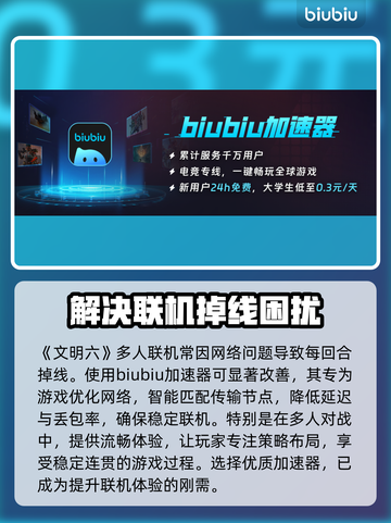 文明6掉线？用这个加速器🔥稳如泰山！🎮截图2