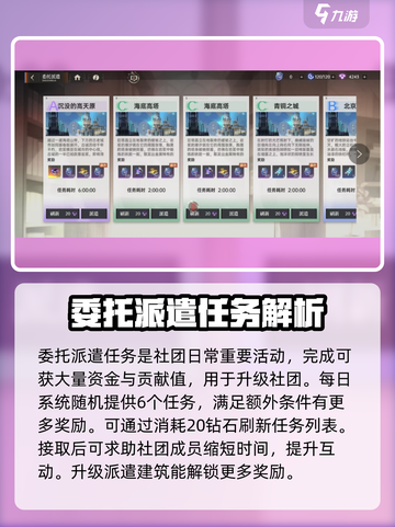龙族卡塞尔之门委托派遣怎么玩介绍截图2