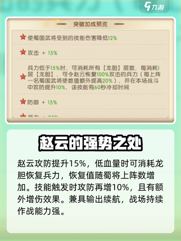 三国问鼎山河🔥赵云技能强度全面解析！截图4