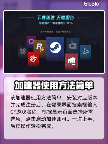 CF端游闪退？用这个加速器🔥立马解决！截图5