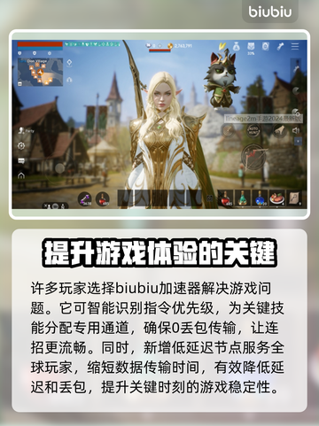 天堂2M延迟丢包？一键解决流畅玩💎截图3