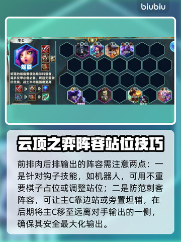 云顶之弈🔥主C阵容攻略，轻松上分秘籍！截图4