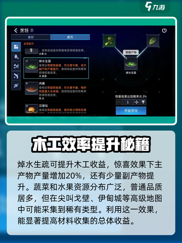 星球重启焯水生蔬怎么做介绍截图3